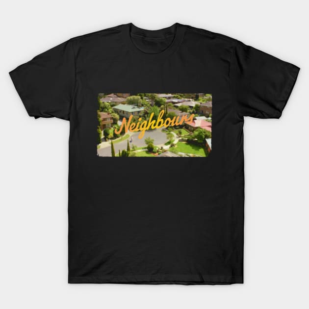 Classic Neighbours Logo T-Shirt by Rebus28